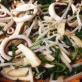 moakayu's cooksnap of when they made イカとにんにくの芽の炒め物.
