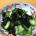 sakuちゃん's cooksnap of when they made 胡瓜とわかめの酢の物.