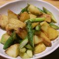 nuyｍa's cooksnap of when they made カリッとジャーマンポテトwithアスパラ.