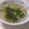 みゆぽんﾊｲﾊﾟｰ's cooksnap of when they made わかめ＆たまごのスープ.
