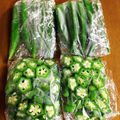 もずちーの's cooksnap of when they made ミニオクラ　冷凍保存.