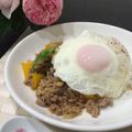fuwary's cooksnap of when they made タイ風♡豚肉のバジル炒め飯.