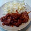 ネムネム犬's cooksnap of when they made パパでも出来る☆簡単豚バラ生姜焼き☆.