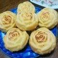 tomo1104's cooksnap of when they made 母の日に☆バラの形のケークサレ.