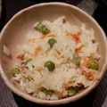 ちょこふれんど's cooksnap of when they made 簡単！うすいえんどう豆と桜海老のごはん.
