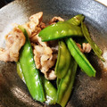 ちえちんと龍's cooksnap of when they made 豚肉とさやえんどうの黒酢炒め.