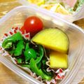 月見なっとう's cooksnap of when they made 材料３つお弁当に❤ピーマンと塩昆布.