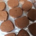 お抹茶らぶ's cooksnap of when they made 簡単♪濃厚チョコクッキーホワイトデーに♪.