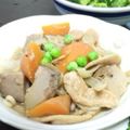 youich's cooksnap of when they made じゃがいものかわり　里芋　肉じゃが.