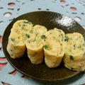 赤い電話's cooksnap of when they made 桜えびの塩麹卵焼き.