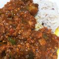 tsugumi518's cooksnap of when they made 圧力鍋で簡単。なすとトマトと挽肉のカレー.