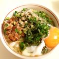 とまとま１０'s cooksnap of when they made とろとろ三昧♪一人ランチのあったかうどん.