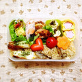 komutatata's cooksnap of when they made お弁当に！おさかなのソーセージのマヨ焼！.