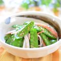 さとみわ's cooksnap of when they made さやえんどうのゴマゴマ～.