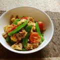 ｍａｒしゃん's cooksnap of when they made ツナとスナップえんどうの卵炒め.