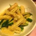 ゆーこ83's cooksnap of when they made 簡単めちゃ旨！ きゅうりと薄あげの和え物.