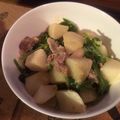 jaeho's cooksnap of when they made 電子レンジで簡単、豚肉とかぶの味噌煮込み.
