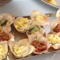 MicHolly's cooksnap of when they made 春巻きの皮カップdeアラカルト.