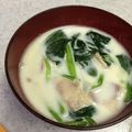 ＲＫまま's cooksnap of when they made ほうれん草とベーコンのミルクスープ.