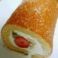 わこ太's cooksnap of when they made ふんわりフルーツロールケーキ.