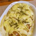 マリピロ's cooksnap of when they made 新じゃがと新玉ねぎの簡単グラタン.