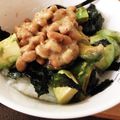 ruruxx's cooksnap of when they made 旨味しっかり！アボカドと納豆の丼.