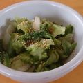 ねのび's cooksnap of when they made レタスをチン！簡単！湯引き風ホットサラダ.