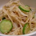 meri-ko's cooksnap of when they made きゅうりともやしのナムル.