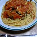 マダムG's cooksnap of when they made 簡単☆トマト丸ごとパスタ.