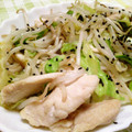 とれいら's cooksnap of when they made 鶏ささみともやしのあっさり中華炒め.