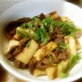 ★☆みみこ☆★'s cooksnap of when they made 牛肉と長芋のピリ辛炒め.