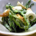 yukapiii's cooksnap of when they made 小松菜とちくわdeわさびマヨ☆.