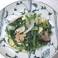 RoomA's cooksnap of when they made ほうれん草とベーコンのニンニク炒め.