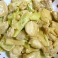 gemkaachan's cooksnap of when they made 鶏ももネギマヨポン酢炒め.