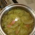 りかあや's cooksnap of when they made レタスとベーコン☆簡単スープ.