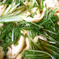 ボルガライス's cooksnap of when they made 水菜とお揚げの柚子胡椒煮浸し.