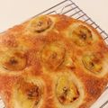 ゆきぼちょ's cooksnap of when they made とろ〜りバナナのフォカッチャ.