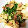 りょーみー's cooksnap of when they made ★エリンギ豆苗ベーコン★炒め★.