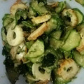 わんにゃんパラダイス's cooksnap of when they made きゅうりとちくわのごま酢あえ.