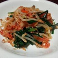 saruk1's cooksnap of when they made もやしと韮のキムチ和え.