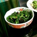 Ｃｈｕ―ｓｏｎ's cooksnap of when they made 梅のり春菊.
