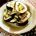 セビル's cooksnap of when they made 長いも大葉チーズ♪塩麹で美味むね肉巻き♪.