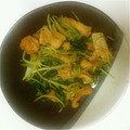 ありなみん1's cooksnap of when they made 油揚げと水菜の炒めもの.
