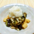 しじみごはん's cooksnap of when they made 茄子と炙りうす揚げ・えのきのおろしあえ♪.