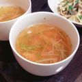 ＊とりこ＊'s cooksnap of when they made 汁物100選☆ピリッと豆苗と魚肉ソスープ.