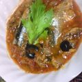 AYATORI's cooksnap of when they made 圧力鍋★骨までおいしい秋刀魚トマト煮.