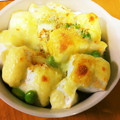 harupn's cooksnap of when they made 簡単おつまみ★枝豆はんぺんのマヨチー焼.