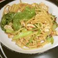 青っぱなママ's cooksnap of when they made パパッとランチ☆冷蔵庫お掃除パスタ♪.