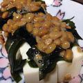 もこもこぱちん's cooksnap of when they made 納豆わかめ冷奴.