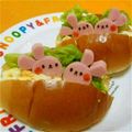 朋愛t's cooksnap of when they made ＊キャラパン＊　ロールパンＤＥうさちゃん.